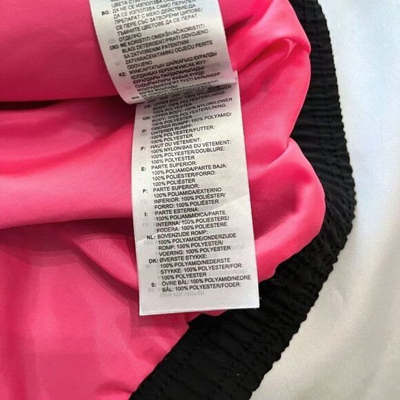 ADIDAS ORIGINALS MEN'S ADIPLORE BLACK PINK NEON ZIP UP NYLON TRACK TOP JACKET - Picture 14 of 15